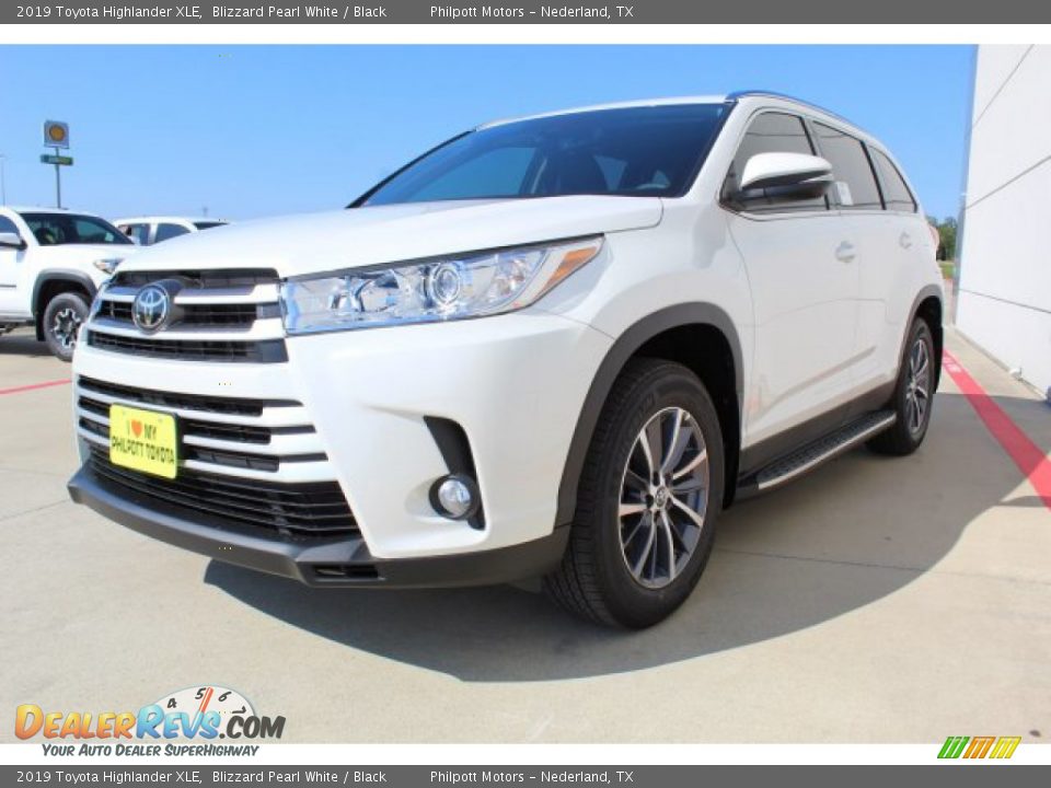 2019 Toyota Highlander XLE Blizzard Pearl White / Black Photo #5