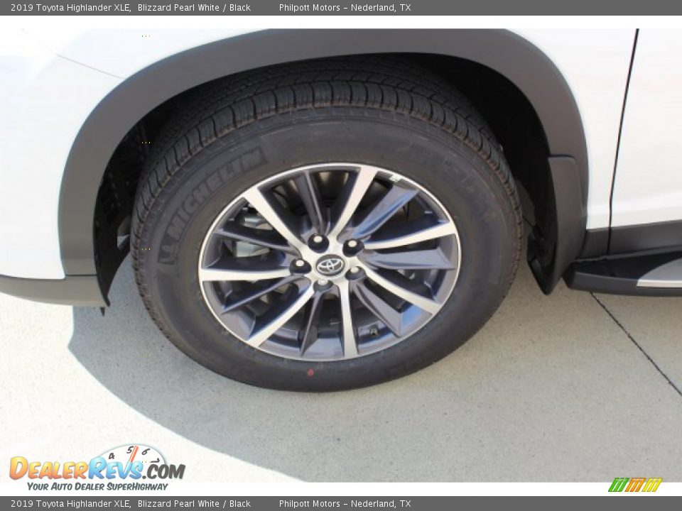 2019 Toyota Highlander XLE Blizzard Pearl White / Black Photo #6