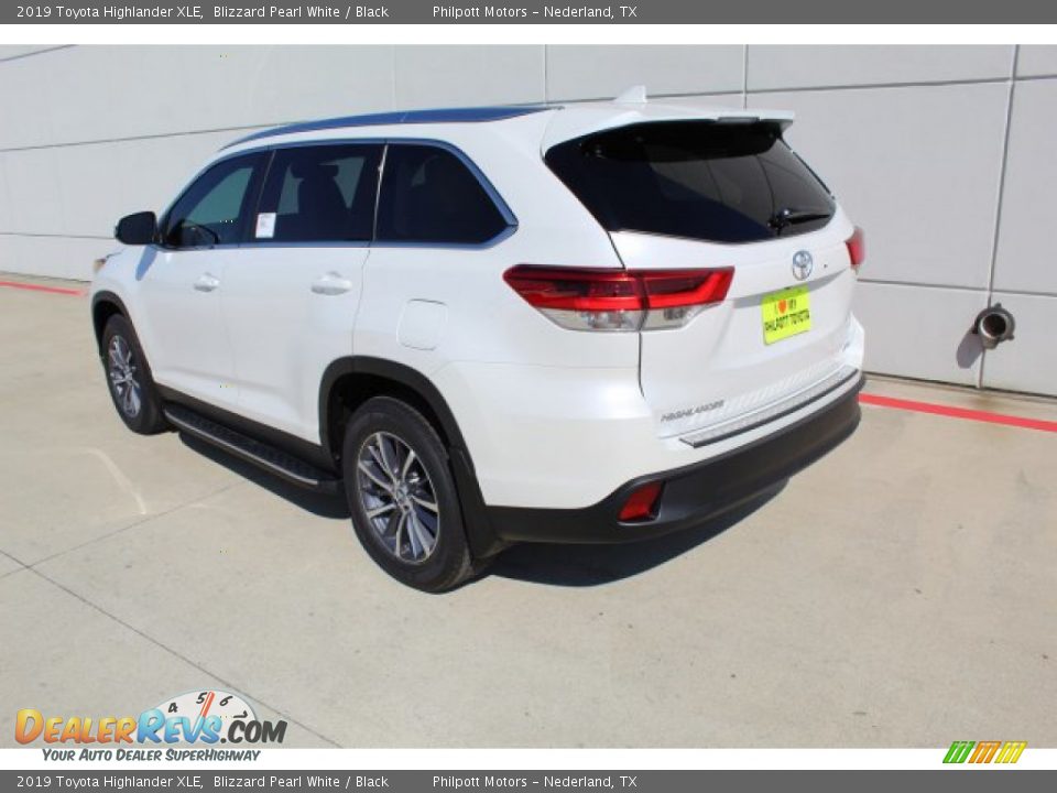 2019 Toyota Highlander XLE Blizzard Pearl White / Black Photo #7
