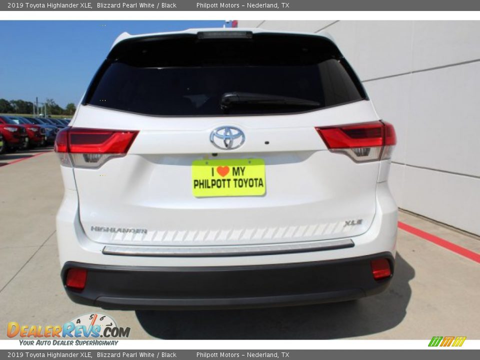 2019 Toyota Highlander XLE Blizzard Pearl White / Black Photo #8