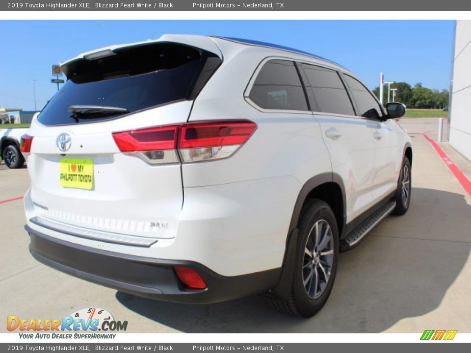 2019 Toyota Highlander XLE Blizzard Pearl White / Black Photo #9