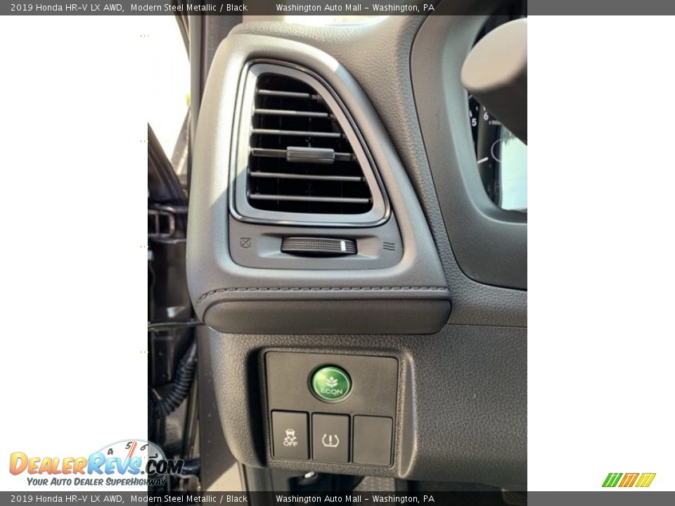 2019 Honda HR-V LX AWD Modern Steel Metallic / Black Photo #12