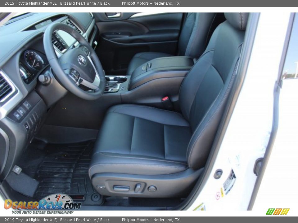 2019 Toyota Highlander XLE Blizzard Pearl White / Black Photo #11