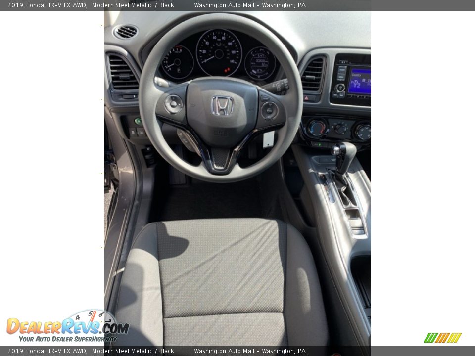 2019 Honda HR-V LX AWD Modern Steel Metallic / Black Photo #13