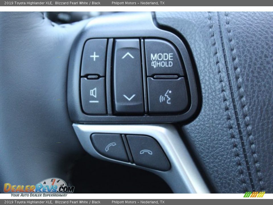 2019 Toyota Highlander XLE Blizzard Pearl White / Black Photo #13