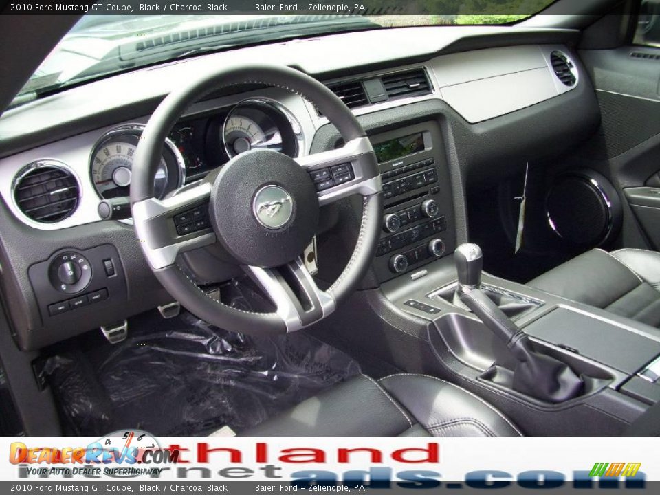 2010 Ford Mustang GT Coupe Black / Charcoal Black Photo #10