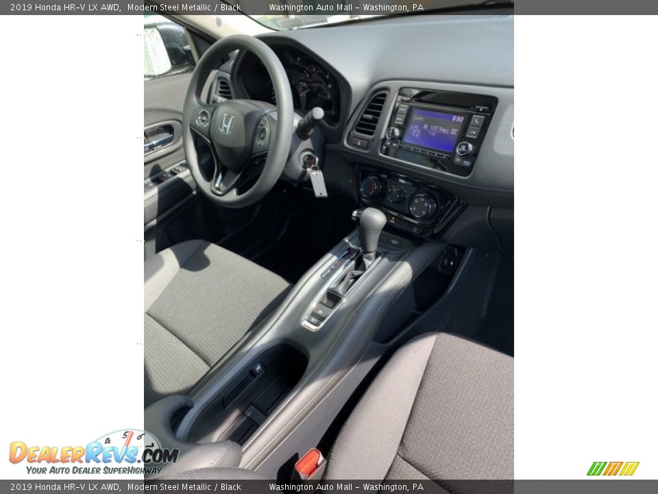 2019 Honda HR-V LX AWD Modern Steel Metallic / Black Photo #28