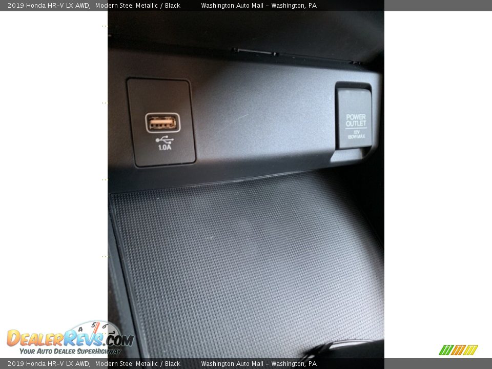 2019 Honda HR-V LX AWD Modern Steel Metallic / Black Photo #35