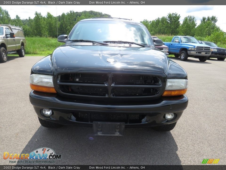 2003 Dodge Durango SLT 4x4 Black / Dark Slate Gray Photo #4
