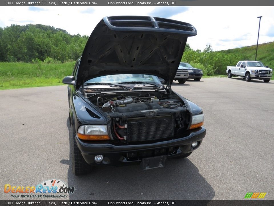 2003 Dodge Durango SLT 4x4 Black / Dark Slate Gray Photo #5