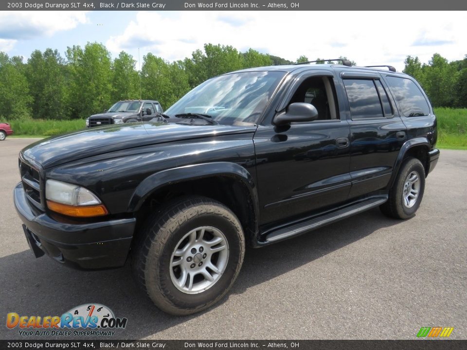 2003 Dodge Durango SLT 4x4 Black / Dark Slate Gray Photo #7