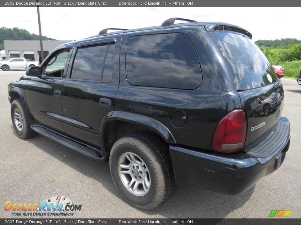 2003 Dodge Durango SLT 4x4 Black / Dark Slate Gray Photo #9
