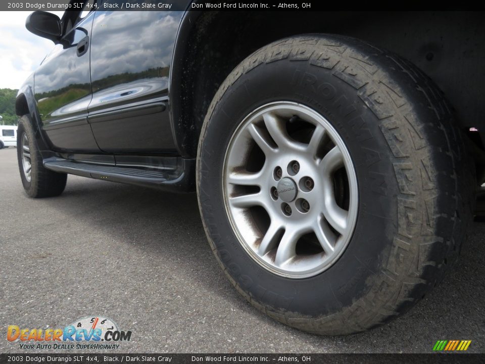 2003 Dodge Durango SLT 4x4 Black / Dark Slate Gray Photo #10