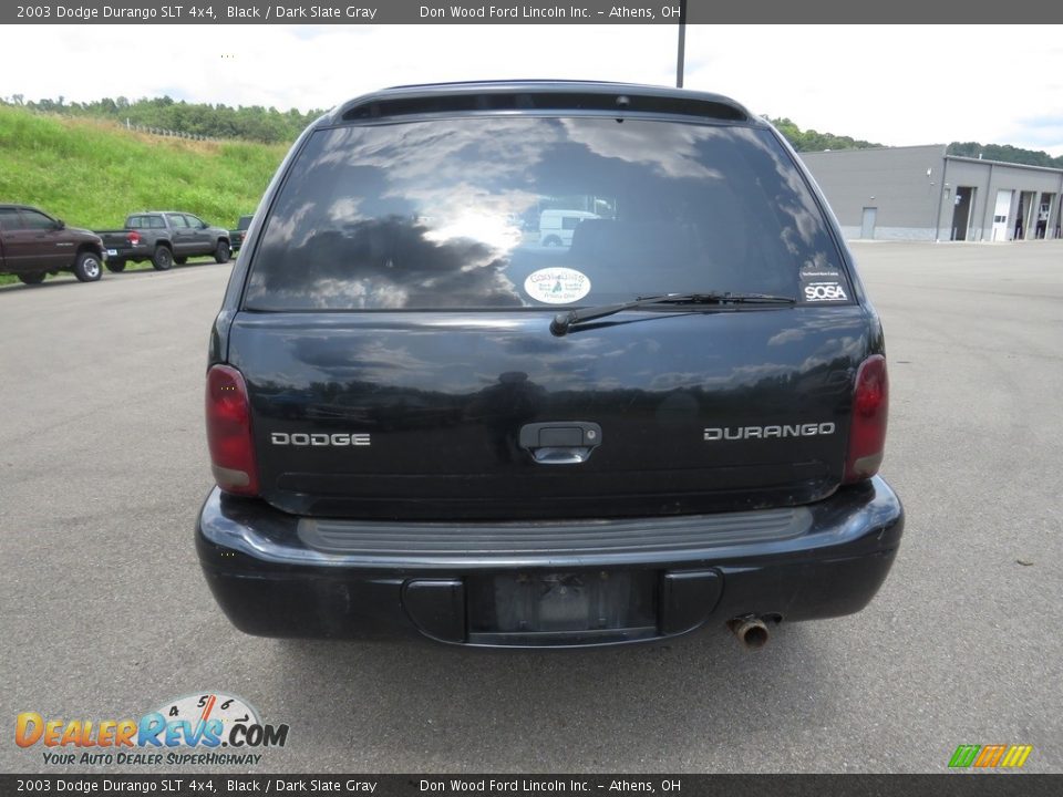 2003 Dodge Durango SLT 4x4 Black / Dark Slate Gray Photo #11