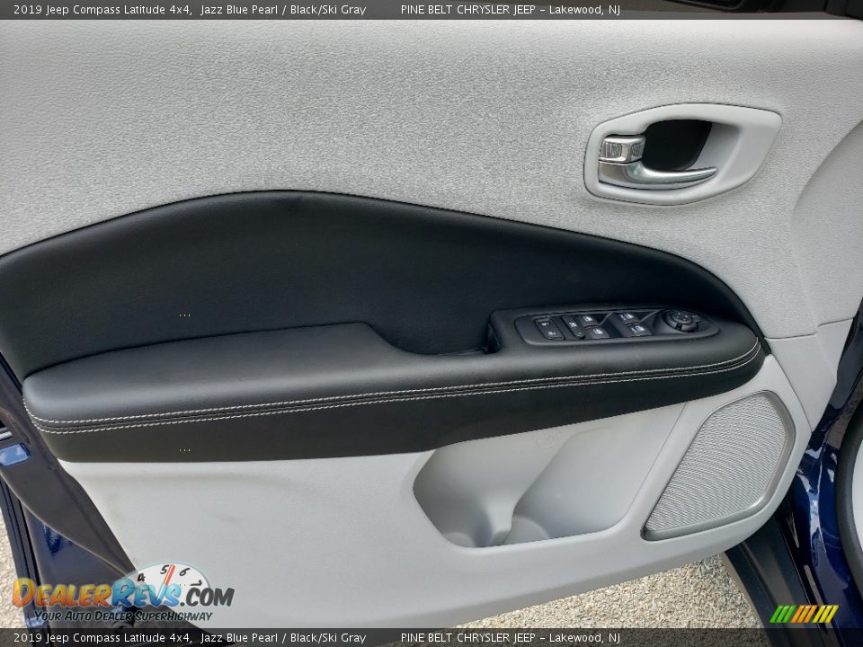 2019 Jeep Compass Latitude 4x4 Jazz Blue Pearl / Black/Ski Gray Photo #7