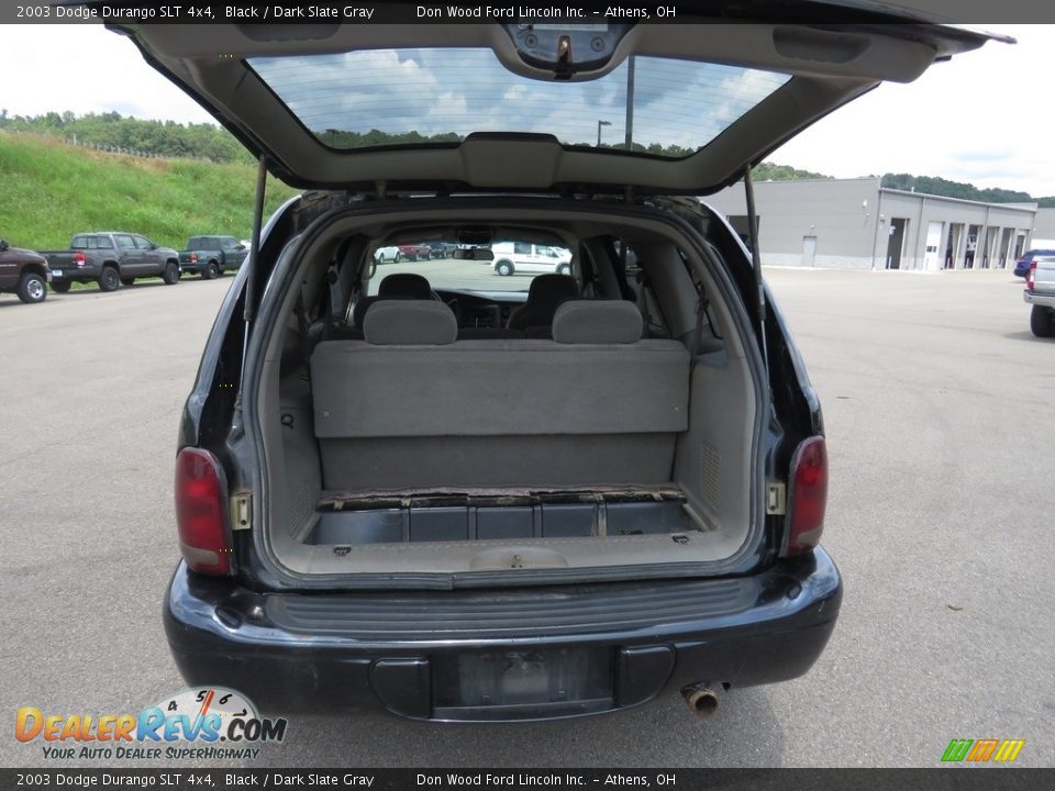 2003 Dodge Durango SLT 4x4 Black / Dark Slate Gray Photo #12