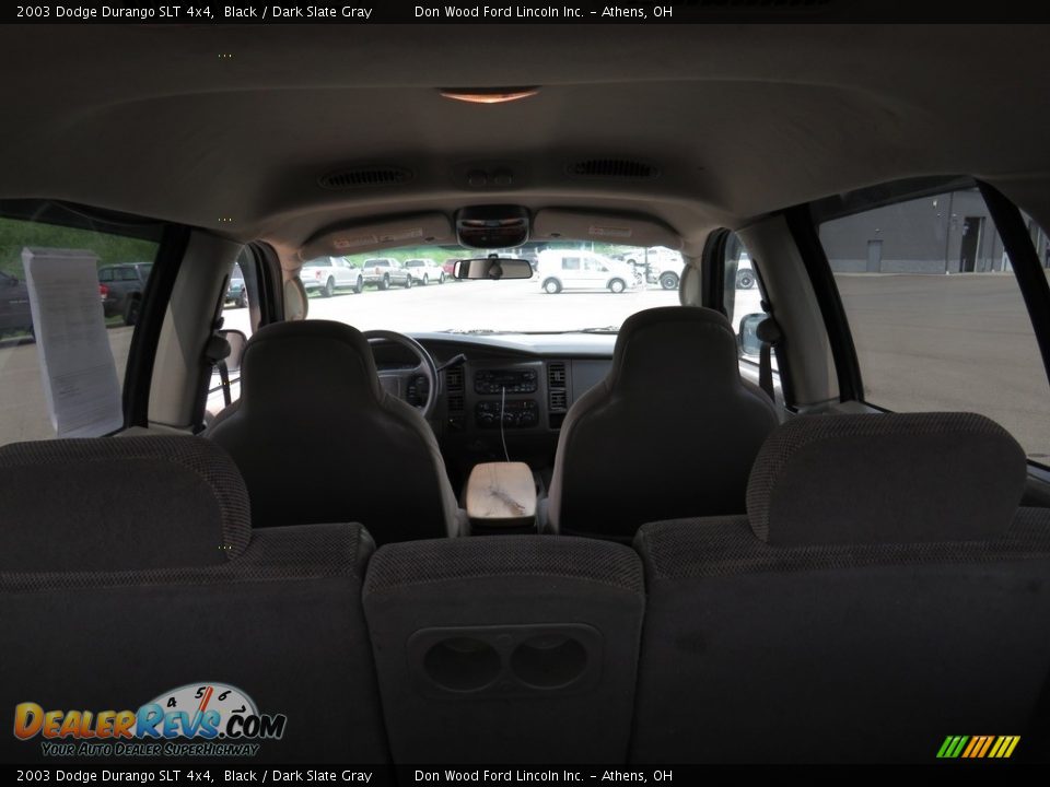 2003 Dodge Durango SLT 4x4 Black / Dark Slate Gray Photo #13