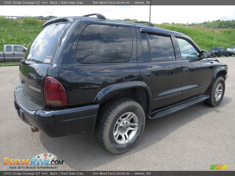 2003 Dodge Durango SLT 4x4 Black / Dark Slate Gray Photo #14