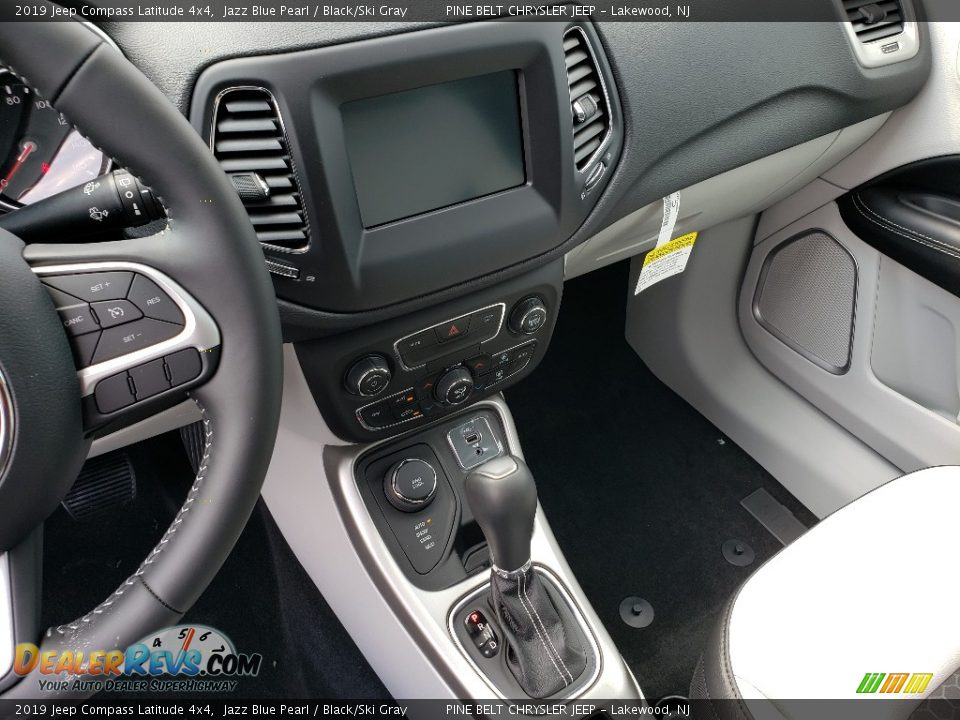 2019 Jeep Compass Latitude 4x4 Jazz Blue Pearl / Black/Ski Gray Photo #9