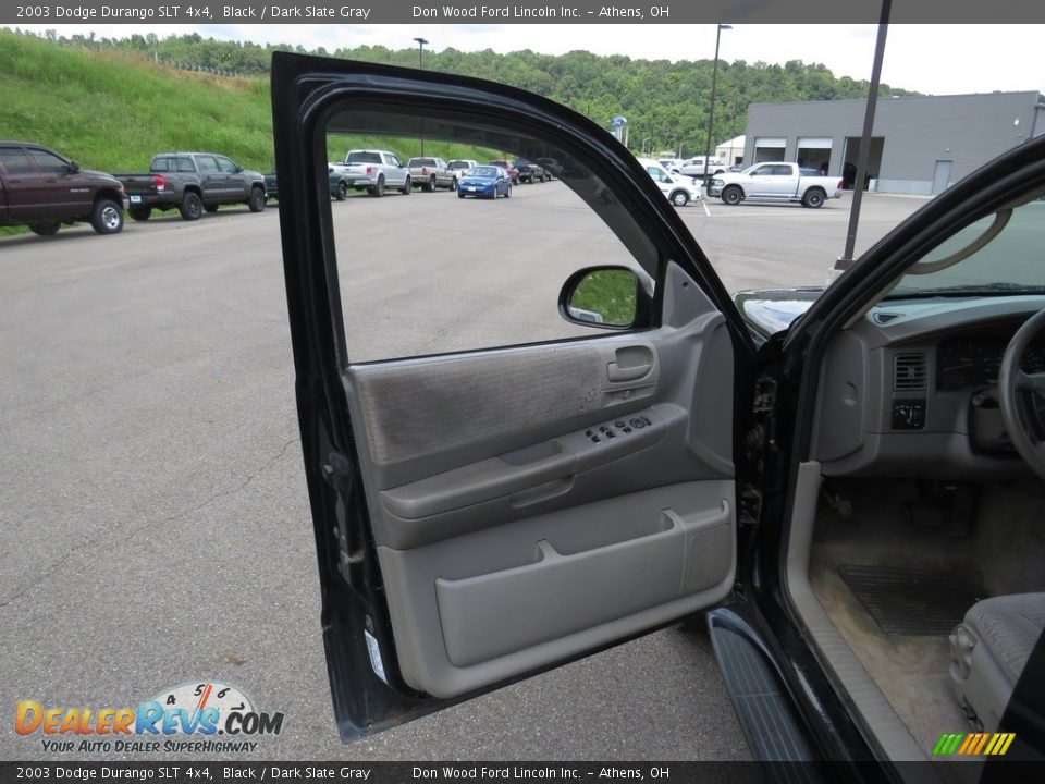 2003 Dodge Durango SLT 4x4 Black / Dark Slate Gray Photo #16
