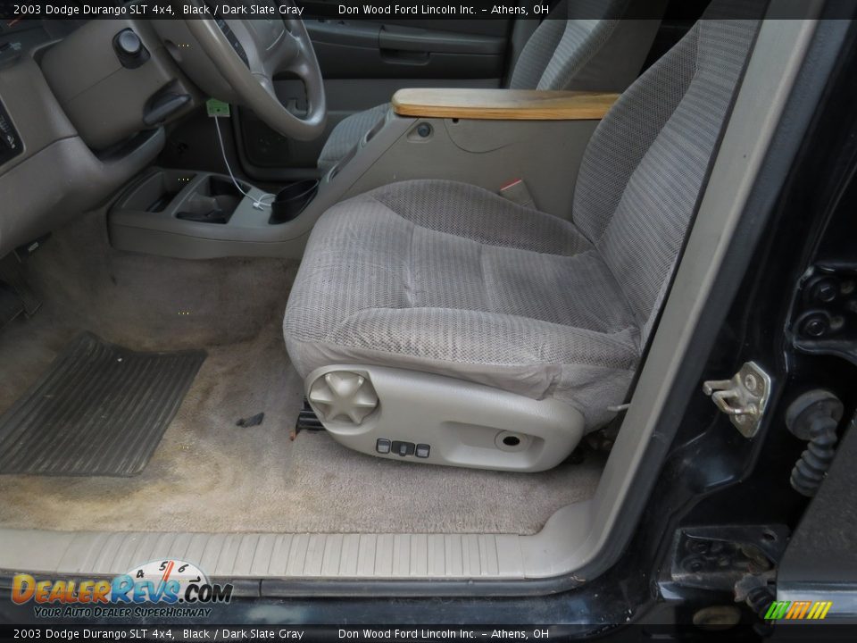 2003 Dodge Durango SLT 4x4 Black / Dark Slate Gray Photo #17