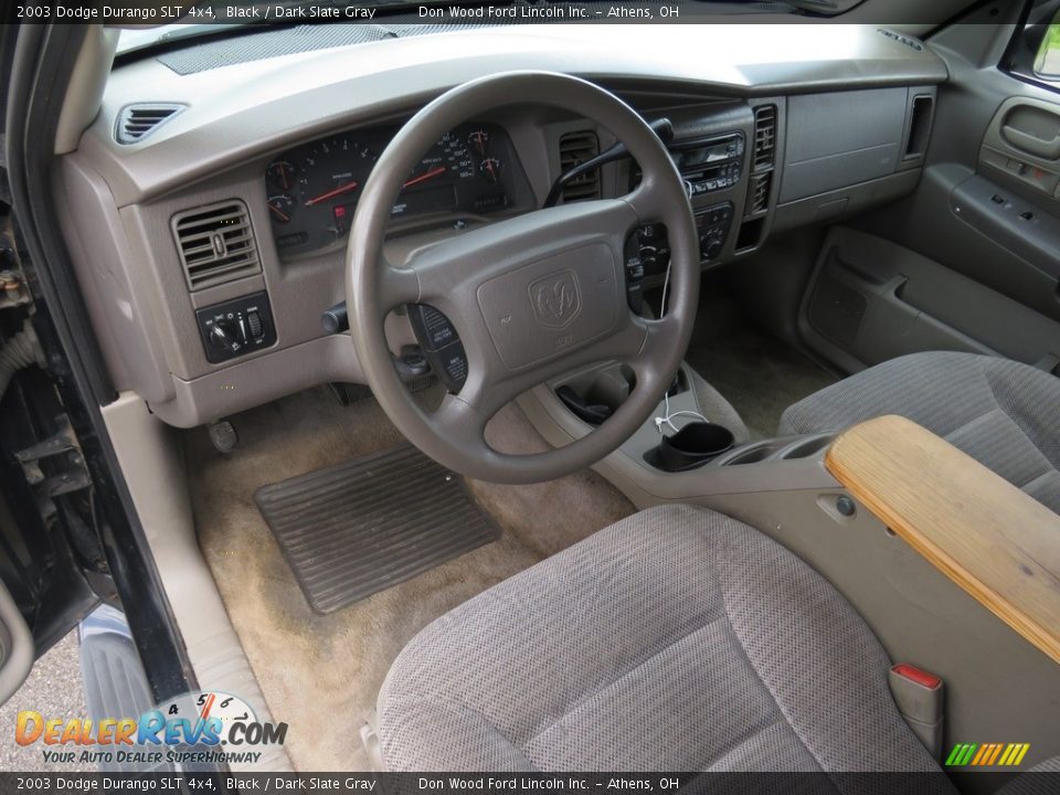 2003 Dodge Durango SLT 4x4 Black / Dark Slate Gray Photo #18