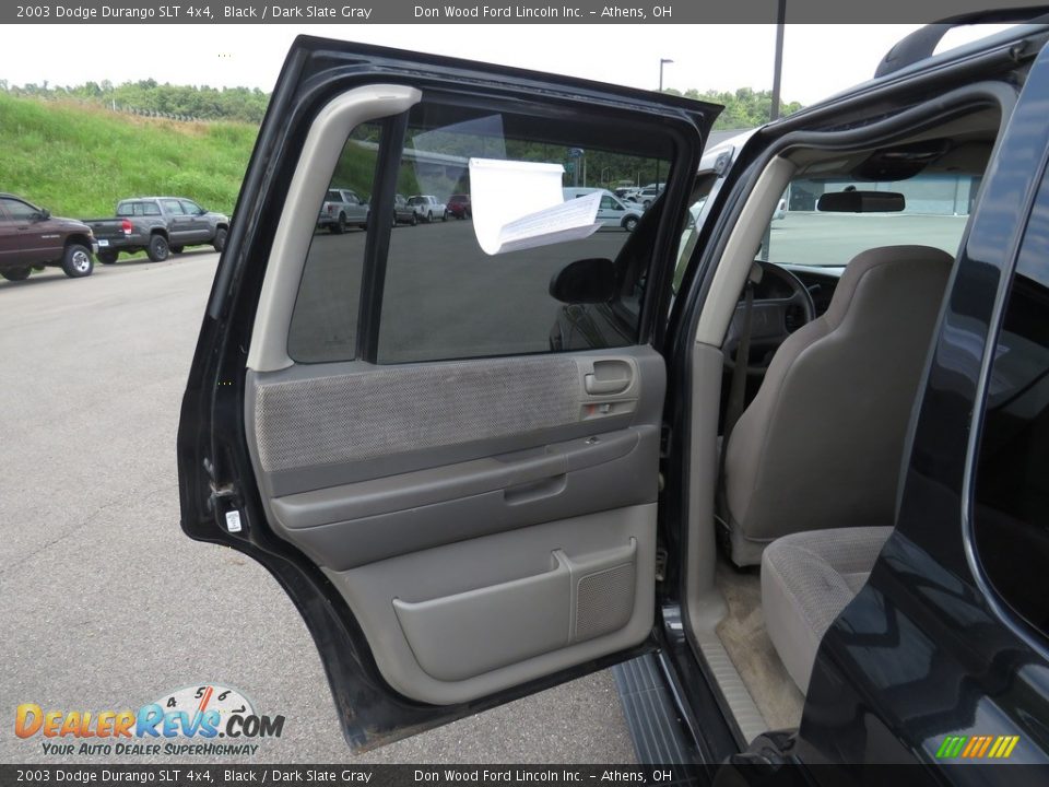 2003 Dodge Durango SLT 4x4 Black / Dark Slate Gray Photo #20