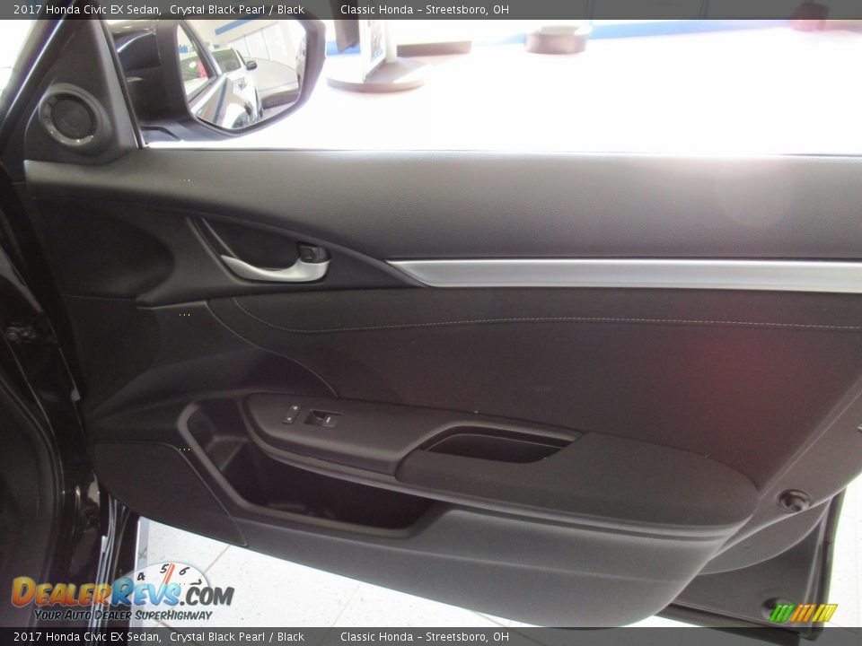 2017 Honda Civic EX Sedan Crystal Black Pearl / Black Photo #14