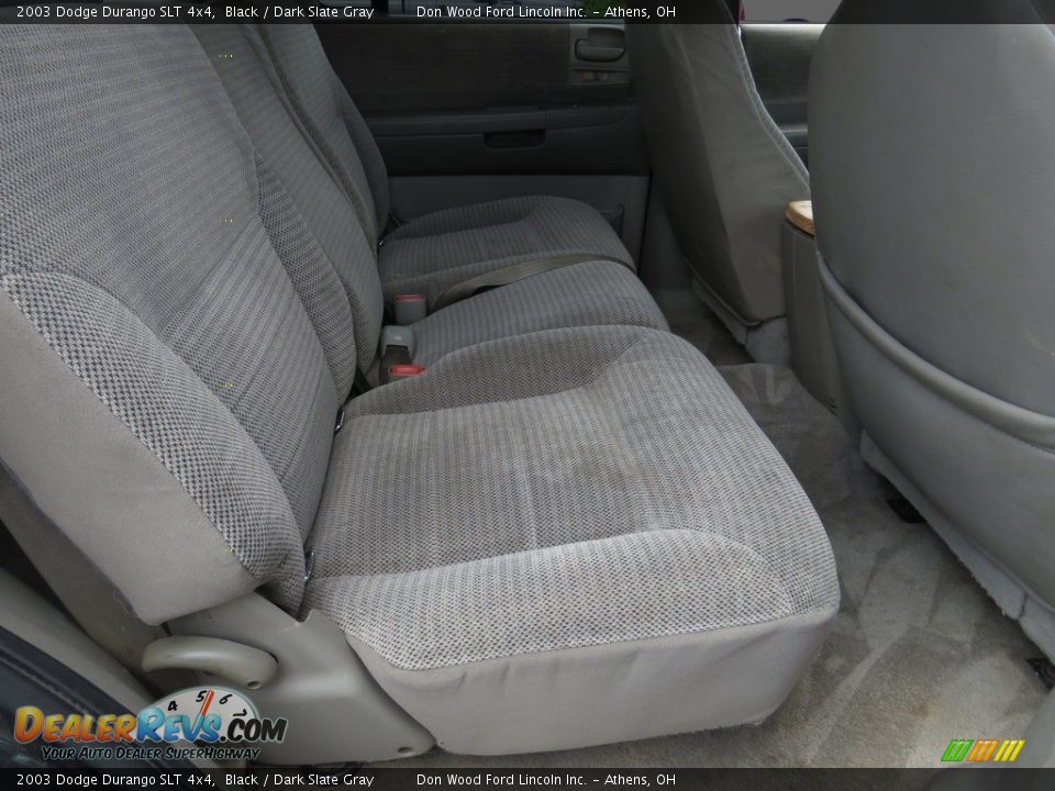 2003 Dodge Durango SLT 4x4 Black / Dark Slate Gray Photo #23