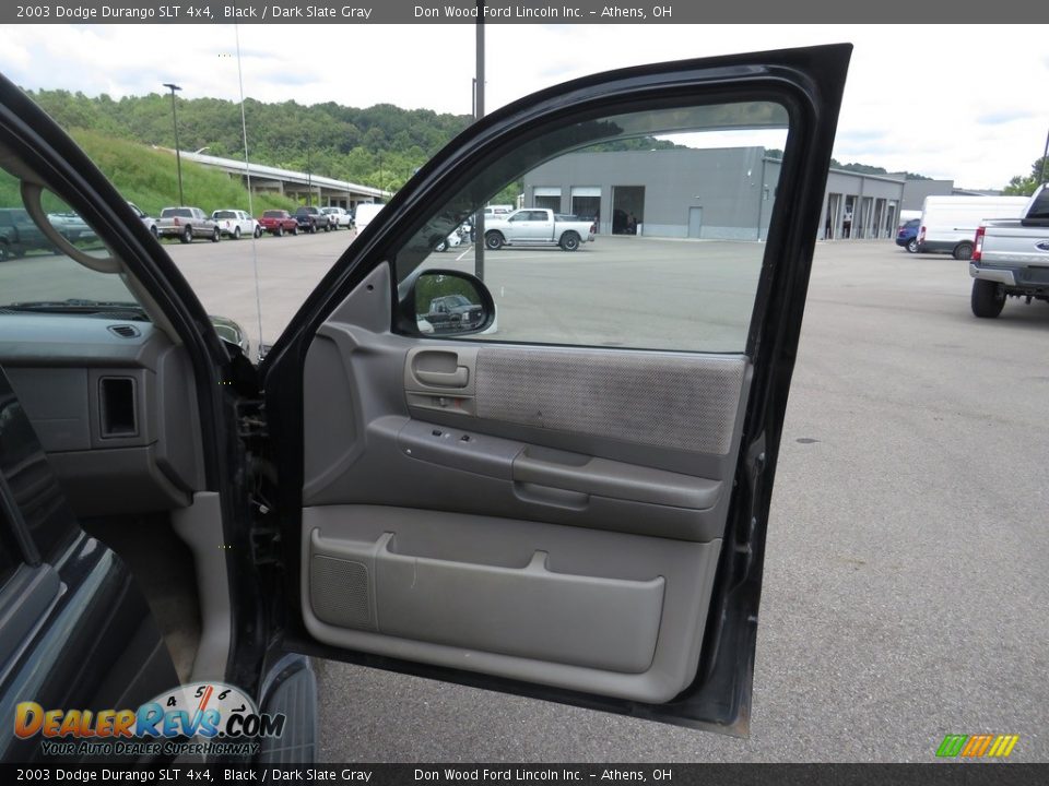2003 Dodge Durango SLT 4x4 Black / Dark Slate Gray Photo #24