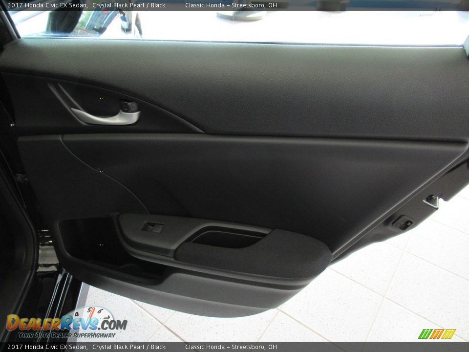 2017 Honda Civic EX Sedan Crystal Black Pearl / Black Photo #18