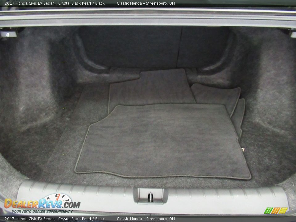 2017 Honda Civic EX Sedan Crystal Black Pearl / Black Photo #21