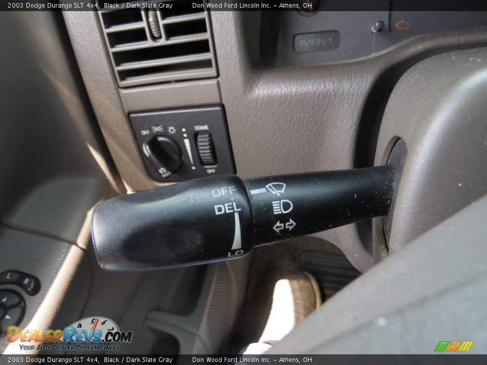 2003 Dodge Durango SLT 4x4 Black / Dark Slate Gray Photo #29