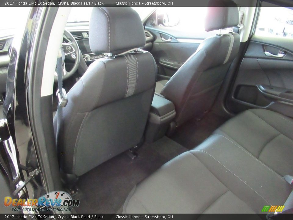2017 Honda Civic EX Sedan Crystal Black Pearl / Black Photo #24