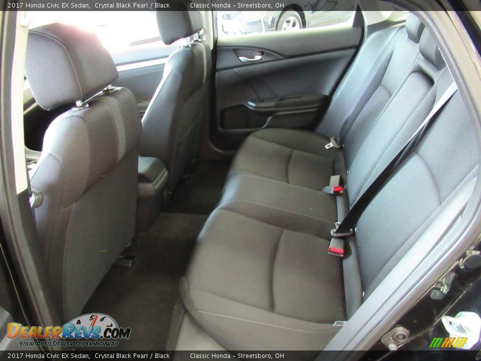 2017 Honda Civic EX Sedan Crystal Black Pearl / Black Photo #25