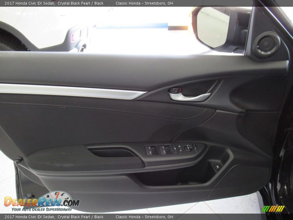 2017 Honda Civic EX Sedan Crystal Black Pearl / Black Photo #26