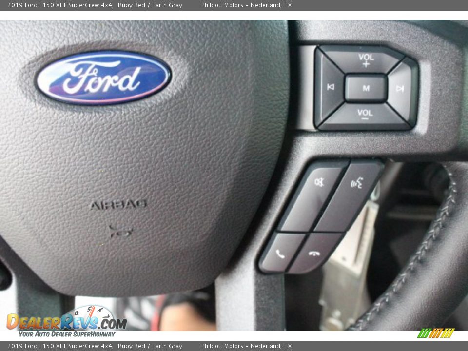 2019 Ford F150 XLT SuperCrew 4x4 Ruby Red / Earth Gray Photo #15