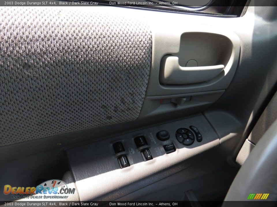 2003 Dodge Durango SLT 4x4 Black / Dark Slate Gray Photo #34
