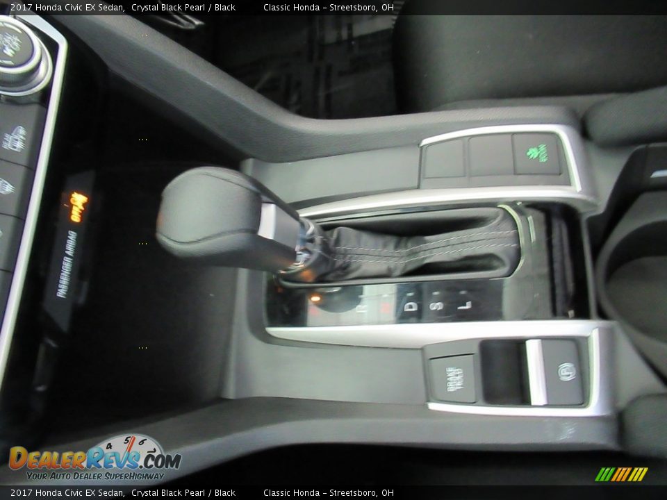 2017 Honda Civic EX Sedan Crystal Black Pearl / Black Photo #32