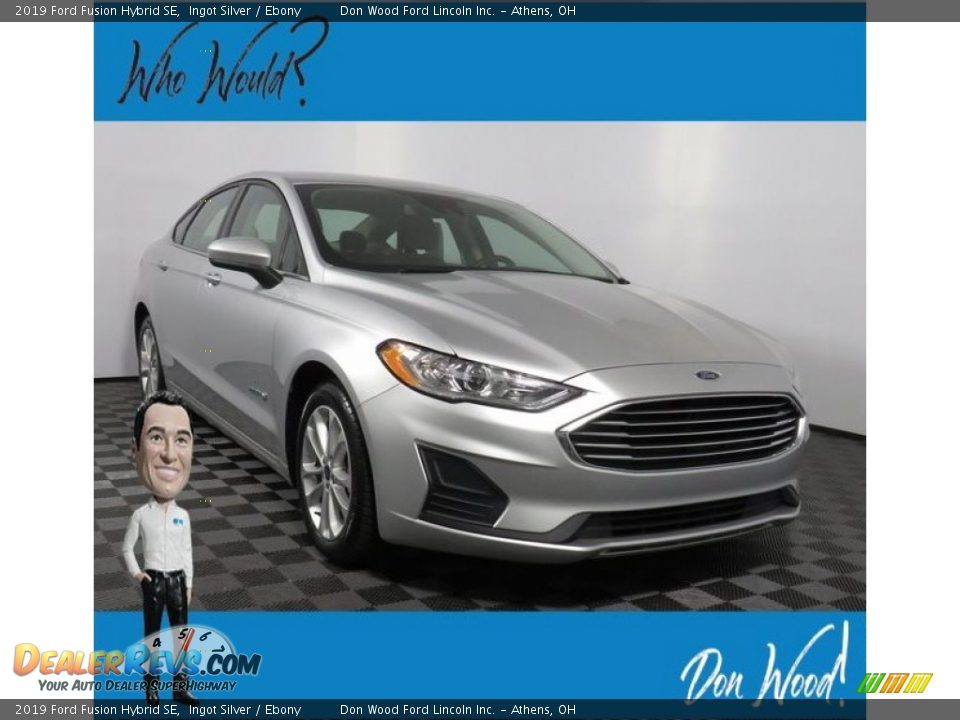 2019 Ford Fusion Hybrid SE Ingot Silver / Ebony Photo #1