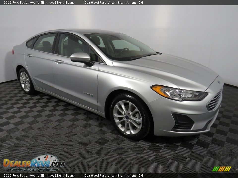 2019 Ford Fusion Hybrid SE Ingot Silver / Ebony Photo #2