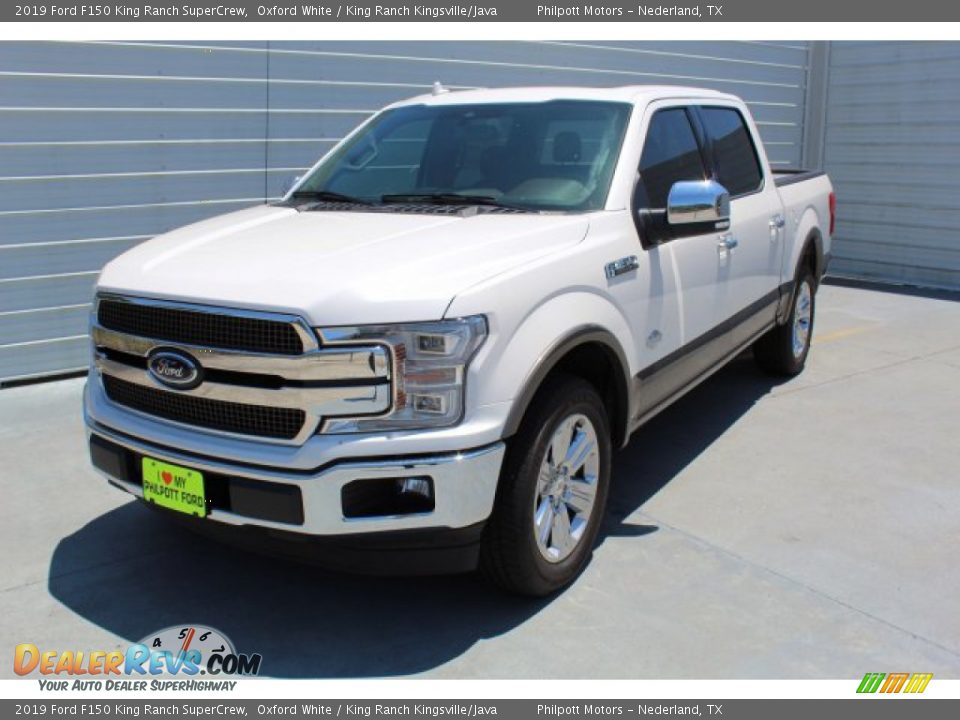 2019 Ford F150 King Ranch SuperCrew Oxford White / King Ranch Kingsville/Java Photo #4
