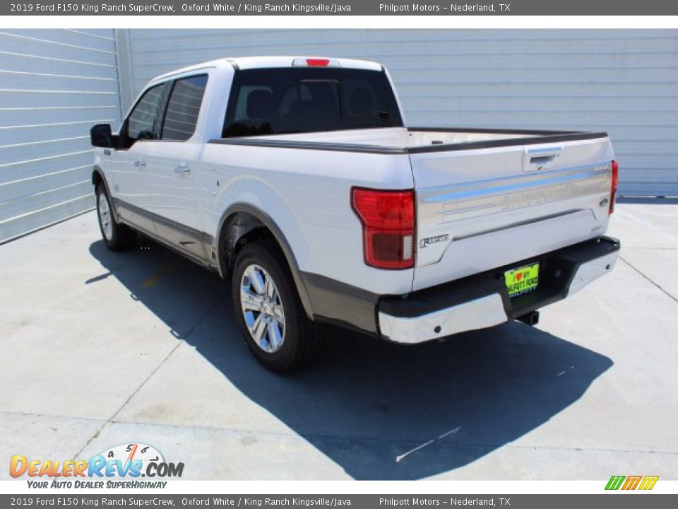2019 Ford F150 King Ranch SuperCrew Oxford White / King Ranch Kingsville/Java Photo #7