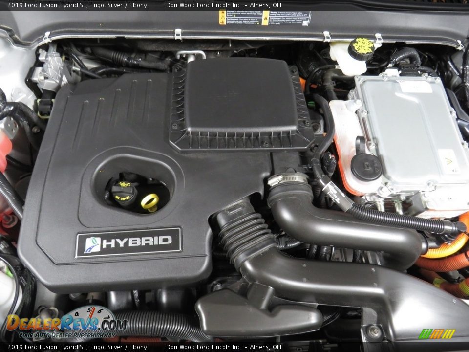 2019 Ford Fusion Hybrid SE Ingot Silver / Ebony Photo #6