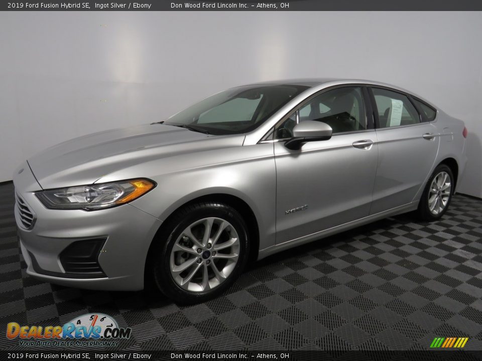 2019 Ford Fusion Hybrid SE Ingot Silver / Ebony Photo #7