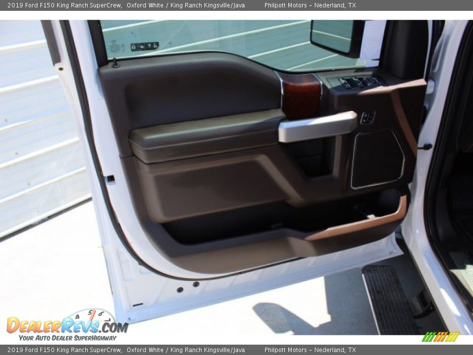 2019 Ford F150 King Ranch SuperCrew Oxford White / King Ranch Kingsville/Java Photo #10