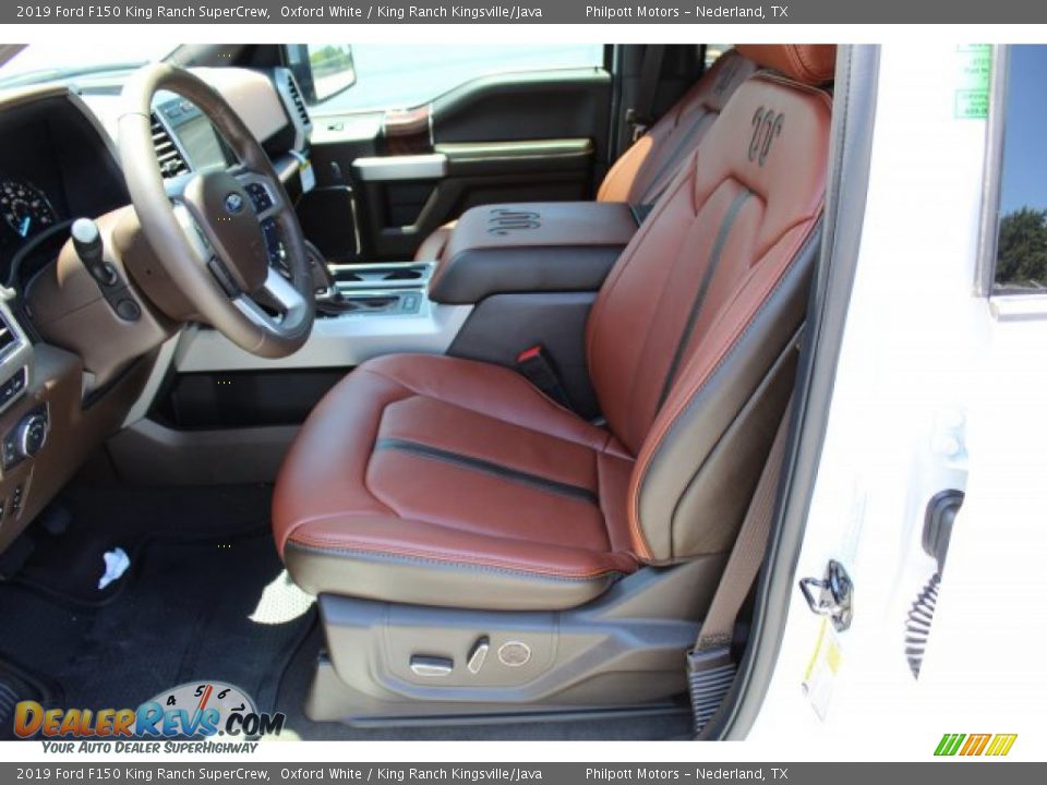 2019 Ford F150 King Ranch SuperCrew Oxford White / King Ranch Kingsville/Java Photo #11