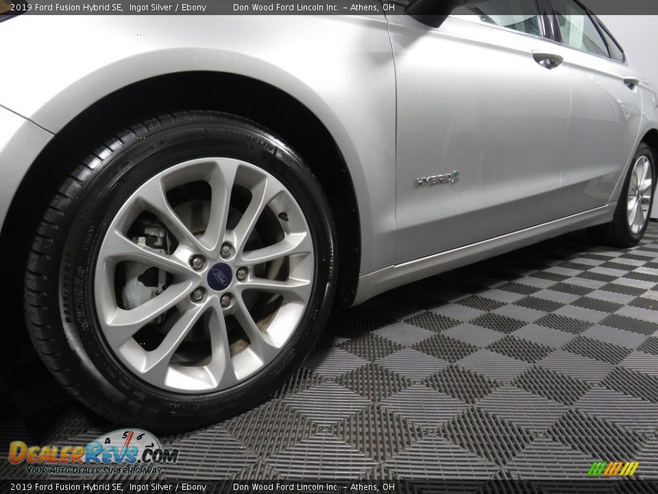2019 Ford Fusion Hybrid SE Ingot Silver / Ebony Photo #8