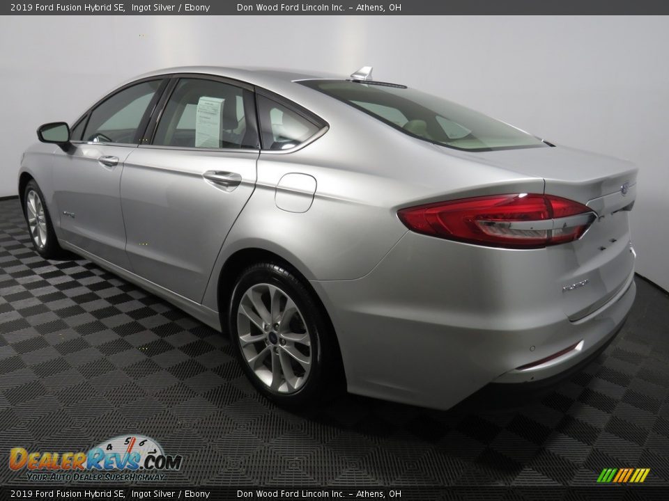 2019 Ford Fusion Hybrid SE Ingot Silver / Ebony Photo #9