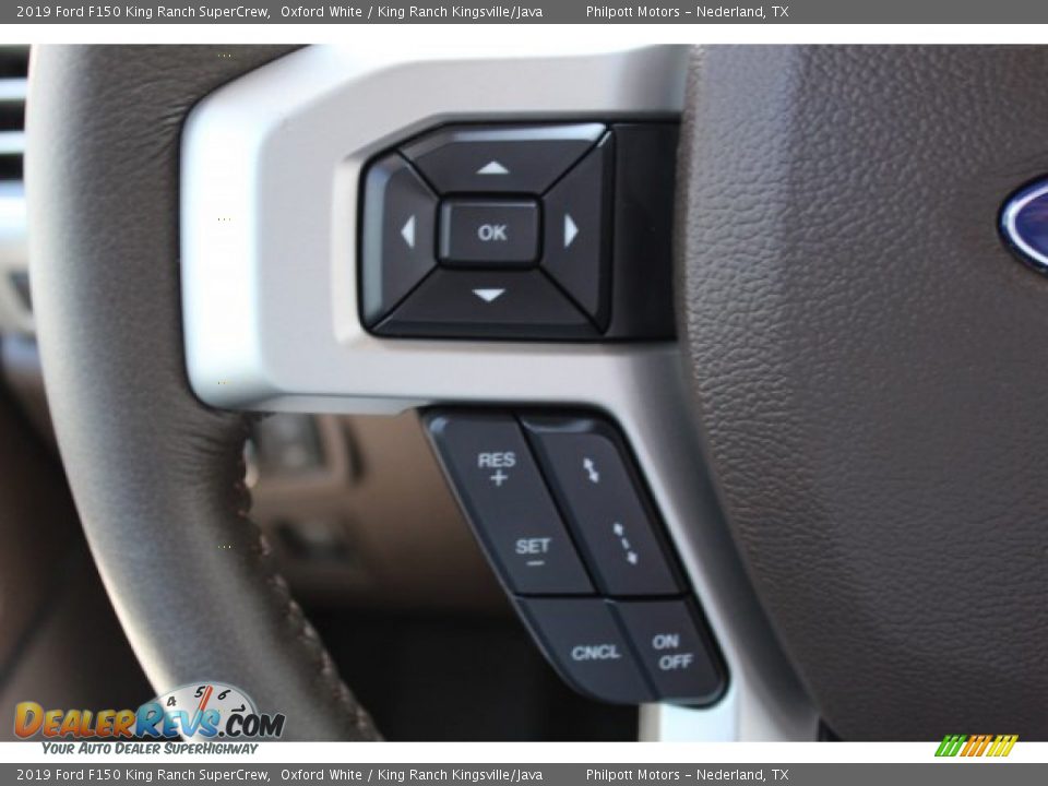 2019 Ford F150 King Ranch SuperCrew Oxford White / King Ranch Kingsville/Java Photo #13